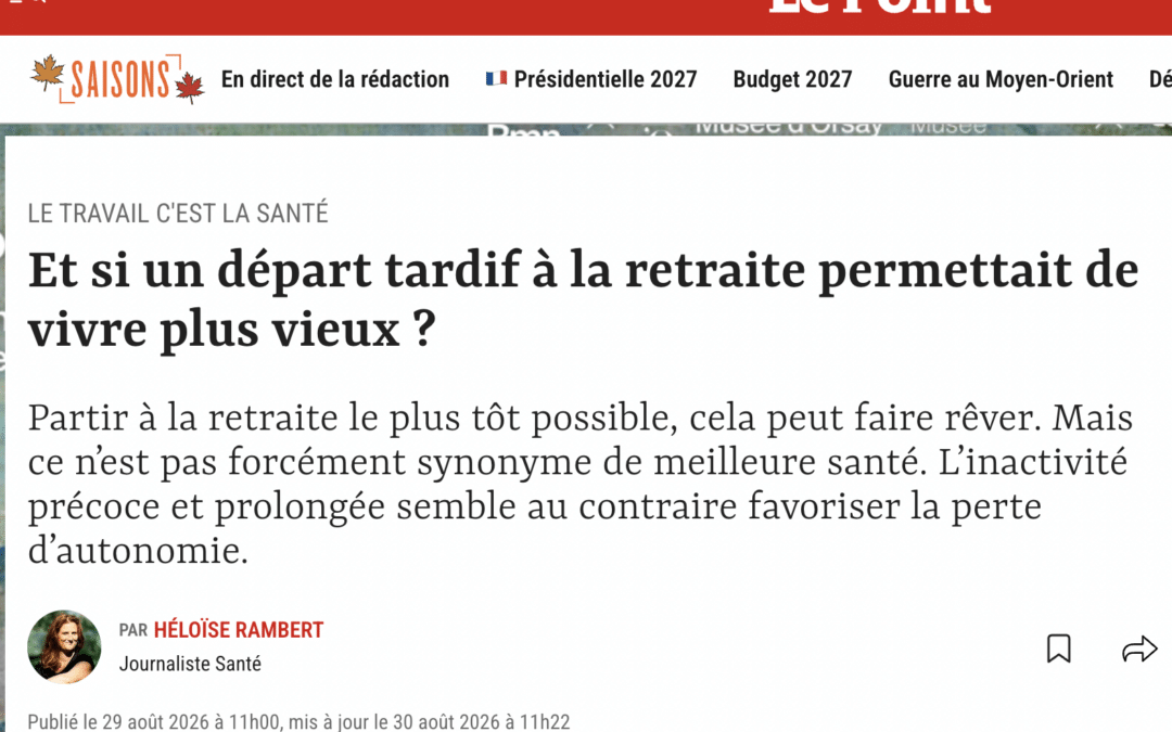 Interview de Thomas Rapp dans Le Point (29août2026)